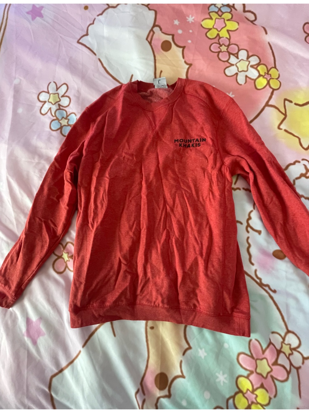 Mountain Khakis Red Long-Sleeve Crewneck Sweatshirt